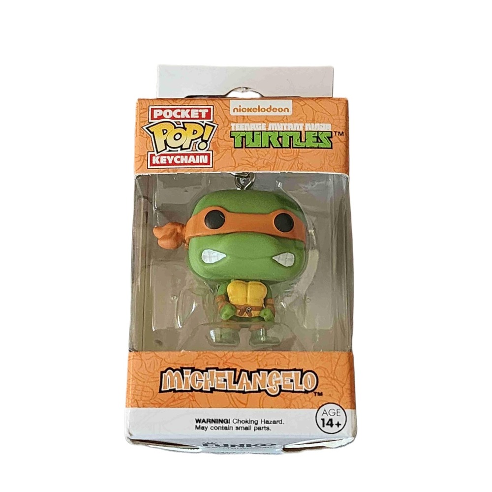 Funko Pocket Pop Keychain Michelangelo Teenage Mutant Ninja Turtles TMNT 2014